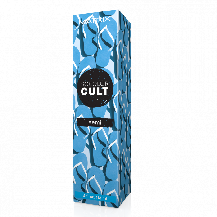  Matrix SoColor Cult Semi-permanentná farba na vlasy azúrová modrá 118ml 
